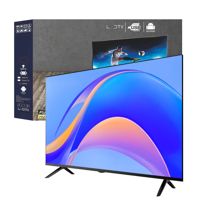 OEM Smart TV Supplier smart oled 8k tv Screen Borderless 4k Television 32 40 43 55 65 80 inch smart led tv