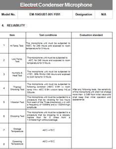 Một Chiều Electret <span class=keywords><strong>Condenser</strong></span> <span class=keywords><strong>Microphone</strong></span> 10 Mm OEM <span class=keywords><strong>Condenser</strong></span> <span class=keywords><strong>Microphone</strong></span> Nhà Sản Xuất Phụ Tùng Tiếng Ồn Hủy Bỏ <span class=keywords><strong>Condenser</strong></span> Mic - Product Image 4