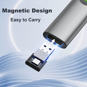 USB-C verde/A presentazioni punto di alimentazione remoto Clicker Wireless presentatore remoto per Computer/Mac/PPT/Google Slide adancer - Product Image 4