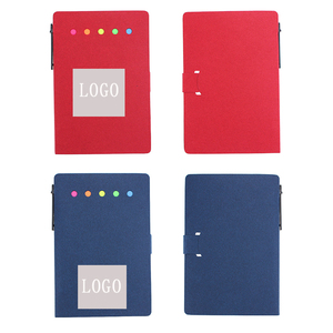 自定义徽标印刷记事本记事本与笔促销礼品定制徽标 - Product Image 2