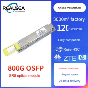 Módulo óptico OSFP 800G MPO 100m para Mellanox NVIDIA para Huawei para Cisco H3C AI Computing Data HPC Center 5G 4G TCP Networks