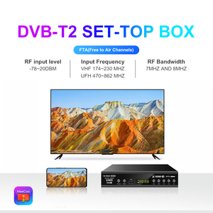 Werks-TV-Set-Top-Box unterstützt mehrere Sprachen Smart IP-TV Wifi-Decoder Kostenlos HD DVB T2 Receiver Digital Tuner - Product Image 2