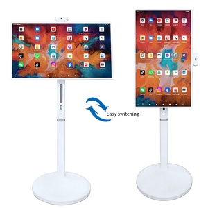 ポータブル回転充電式32インチLCDタッチスクリーンディスプレイAndroidスマートテレビ外部カメラ付き - Product Image 5