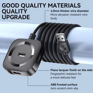 Factory Direct 4-Port High-Speed <strong>USB</strong> 2.0/3.0 Hub Portable Compact 5Gbps for <strong>PC</strong> Mac Laptop Desktop Computer <strong>USB</strong> C HUB - Product Image 6