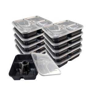 1000ml <strong>Rectangular</strong> Packaging Food Grade <strong>PP</strong> Disposable Plastic <strong>Storage</strong> <strong>Containers</strong> - Product Image 1