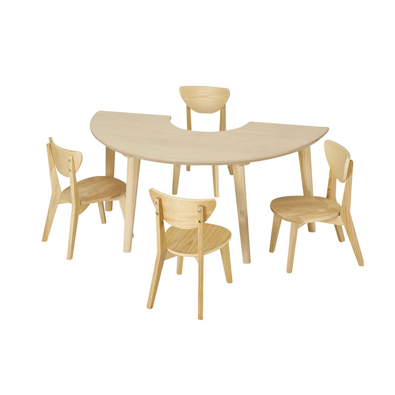 Semi-anneau table pour enfants salle de classe