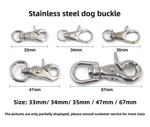 20Mm Rose HK Kim Loại Clasp Bán Buôn Mini Thép Không Gỉ Kẽm Hợp Kim Triger' 18Mm Vàng Tôm Hùm Xoay Đôi Đầu Quay Snap <span class=keywords><strong>Hook</strong></span> - Product Image 5