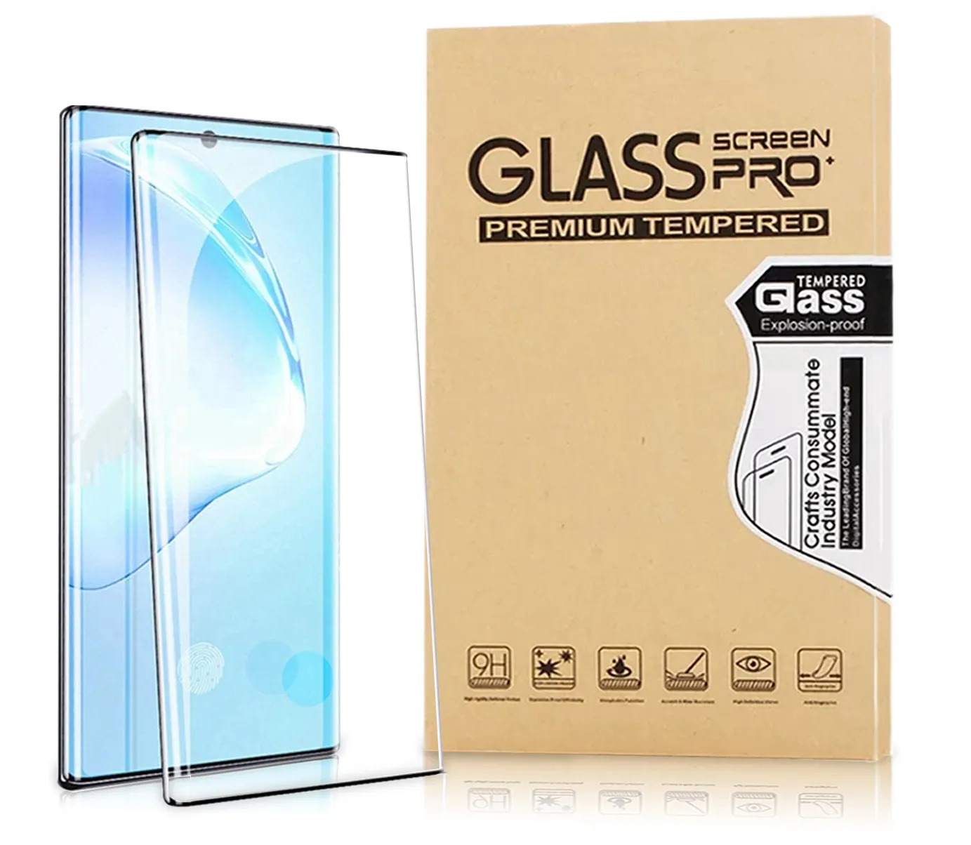 Para Note 20 Ultra Protector de pantalla, 3D Full curvo vidrio templado Protector de pantalla para Samsung Galaxy Note 20 Ultra