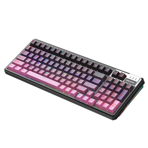 ESGAMING <strong>Custom</strong> Hot Swappable RGB Gasket Structure Wired <strong>Keyboard</strong> 98 <strong>Keys</strong> Backlit Mechanical Gaming <strong>Keyboard</strong> for Computer Window - Product Image 1