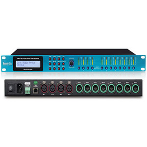 Professional 4 <strong>Input</strong> 8 <strong>Output</strong> Digital <strong>Audio</strong> Processor Sound Speaker Processor