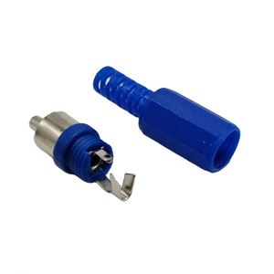 Conector RCA macho negro PVC plástico Video TV señal conector salida entrada macho RCA enchufe RCA Audio enchufe PIN conectores - Product Image 5