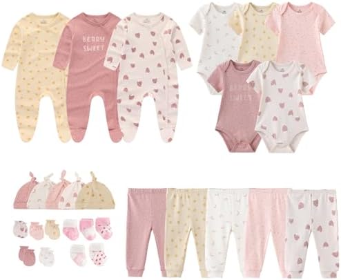 Conjunto de ropa para bebé de 27 piezas, talla 14