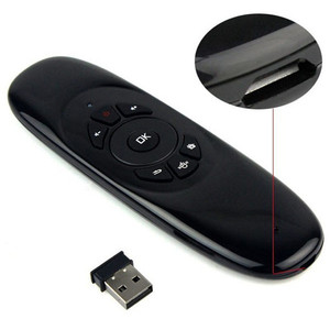 OEM Customize 2.4GHz Wireless QWERTY <strong>Keyboard</strong> C120 Fly Air Mouse Remote <strong>Control</strong> - Product Image 1