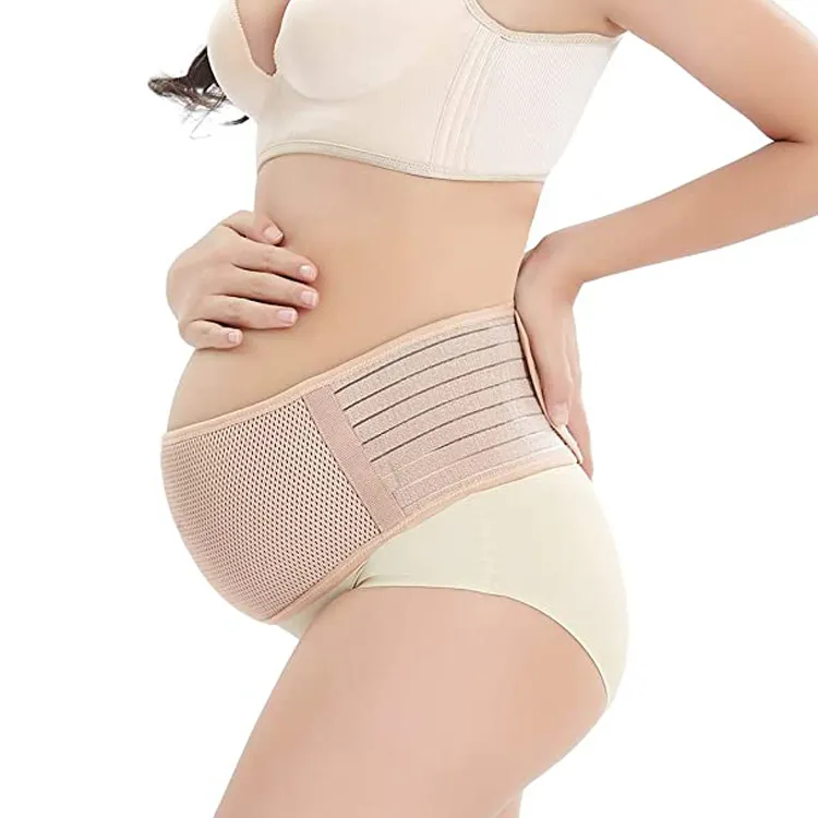 Banda de sujeción para el abdomen, banda de sujeción para la espalda y el embarazo, transpirable, gran oferta