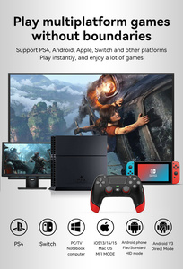 ABS Plastik Gaming kabellos Bluetooth-Joystick Spielkonsole-Controller für PS Switch Android iOS Windows PC Gamepad - Product Image 2
