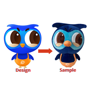 Promosyon Custom Made dolması peluş köpek şirketi maskot marka sizin LOGO yumuşak hayvanlar peluş oyuncaklar özelleştirme