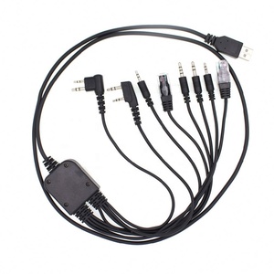 Mariosourcing USBプログラミングデータケーブル8IN1はBAOFENG-HYTERA-TK-TYT 8 in 1、プログラムケーブルで動作します - Product Image 1