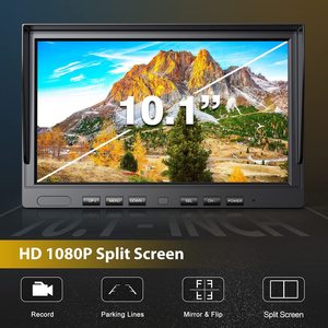 Hot Selling 10.1 Inch Full Screen <strong>LCD</strong> Car Monitor 1080P PAL/NTSC <strong>System</strong> <strong>Reverse</strong> Camera Parking <strong>Sensor</strong> OEM Logo Colored Video - Product Image 5