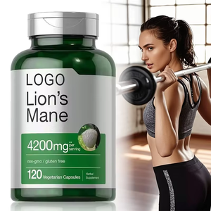 Suplemen Herbal kapsul jamur Exrtact Pills Vegetarian kapsul jamur surai untuk kesehatan otak dan kekebalan - Product Image 1