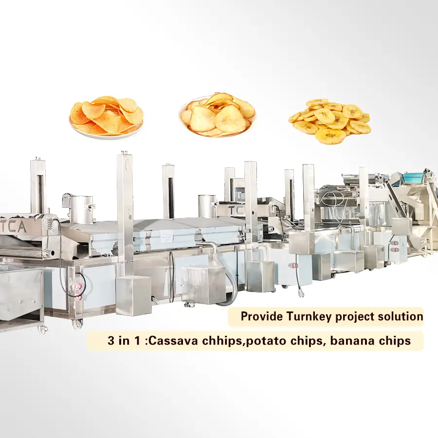 Otomatik endüstriyel patates cipsi yapma makinesi çin tedarikçiler pringles patates cipsi üretim hattı
