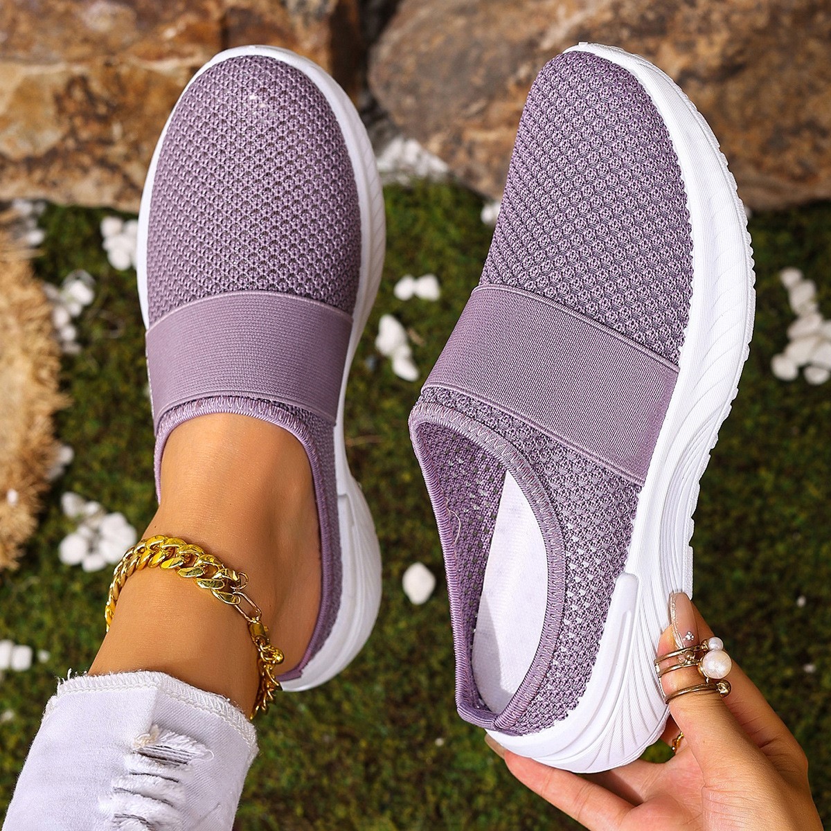 Sac zippé violet-pe