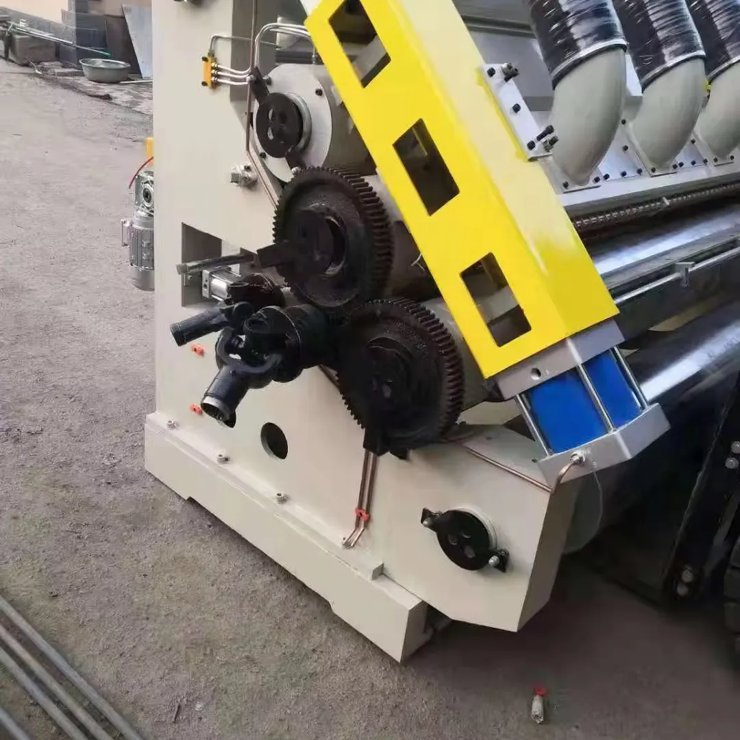 Tek Facer Corrugator makinesi parmaksız vakum Adsoption tipi tek taraflı Corrugator