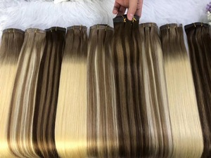 沙龙聚氨酯夹子质量双拉100% 人头马无缝夹头人发隐形无缝夹头生发延伸 - Product Image 5