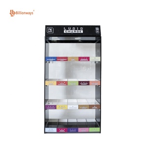 Tùy chỉnh 4 tầng Acrylic Vaporizer hiển thị đứng Rack hiển thị Acrylic hiển thị đứng cho thuốc lá - Product Image 1