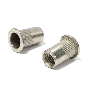 1/4-20 Insert Polished <strong>Rivet</strong> <strong>Nut</strong> Open-End Stainless Steel Flat Head Knurled Body with Open End <strong>Avk</strong> <strong>Rivet</strong> <strong>Nuts</strong>