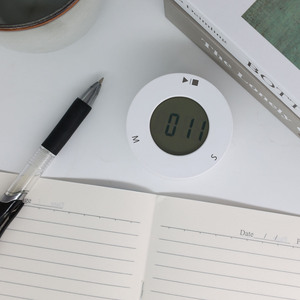 キッチンタイマー,カウントダウンタイマー時間管理スマートサークル研究デスクタイマー磁気デジタル - Product Image 3