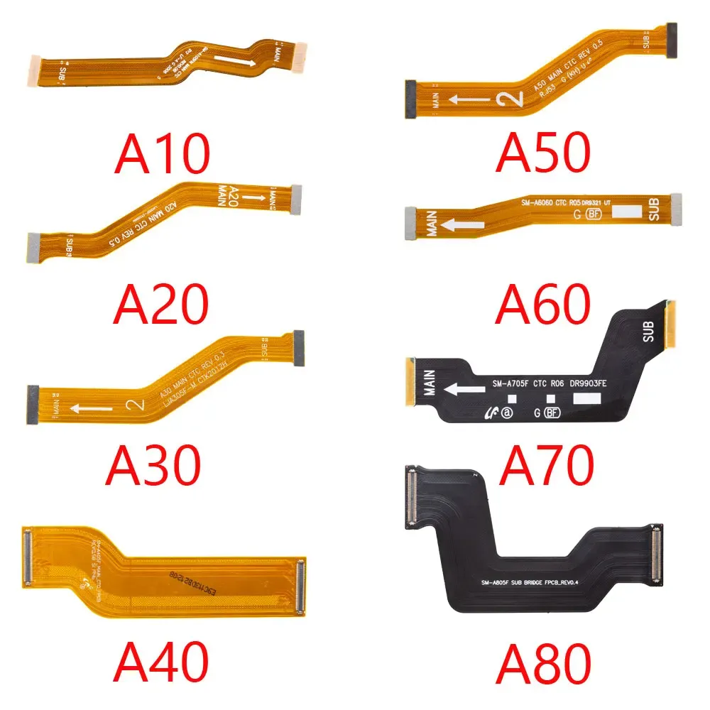 Flex Principal Para Samsung Galaxy A10 A20 A30 A325F A426B A526B Placa Mãe Conector Da Placa Principal LCD Display Flex Cable Repair Parts