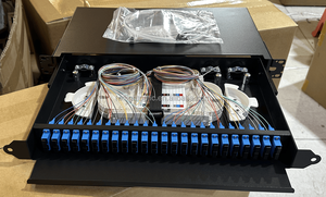 12/24/48Core SC/<strong>LC</strong>/<strong>FC</strong>/ST SX/<strong>DX</strong> <strong>SM</strong>/MM Cold-rolled Steel Splitter Box Fiber Optic Patch Panel Distribution Enclosure Odf - Product Image 6