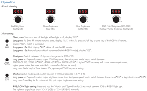 SKYDANCE V4-K 4CH 12-24v发光二极管控制器4旋钮调光器恒压射频rgbw遥控器 - Product Image 6