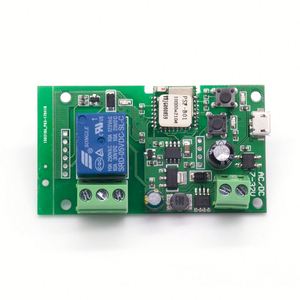 EWeLinkスマートリモコンWifiワイヤレススイッチモジュール1CHDC 12V 32V AC220VインチングセルフロックWIFI受信10Aリレー - Product Image 1