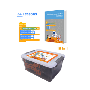 Mars Rover Educational Robot Kit Kompatibel mit Arduino IDE 15 in 1 Forms Robot Smart Kit Auto Elektroauto für Kid Coding Toy