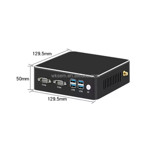 デュアルネットワークミニPC Intel I5 5200U CNプラグSSDハードドライブFanlessデザインとオプションのWiFi Linux OS