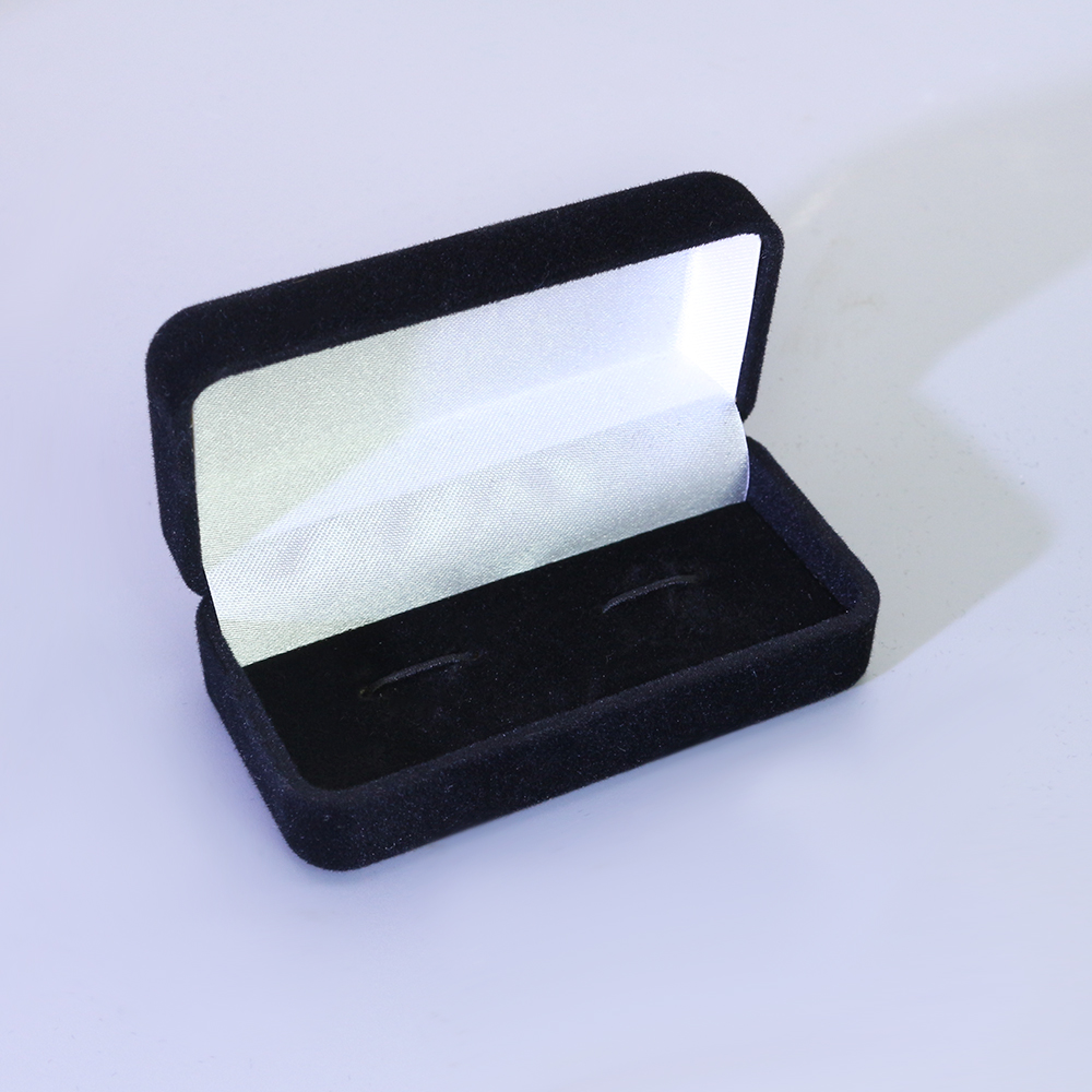 2# 76*39*27mm Velvet Cufflink Box