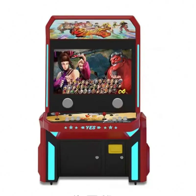 동전에 의하여 운영하는 Retro 아케이드 기계 다 게임 고전적인 강직한 아케이드 비디오 게임 내각 기계