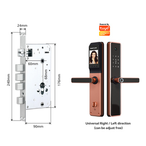 Smart Home Custom Voice Lock <strong>App</strong> Fingerprint Gate Digital Lock with Eye <strong>Scan</strong> - Product Image 3