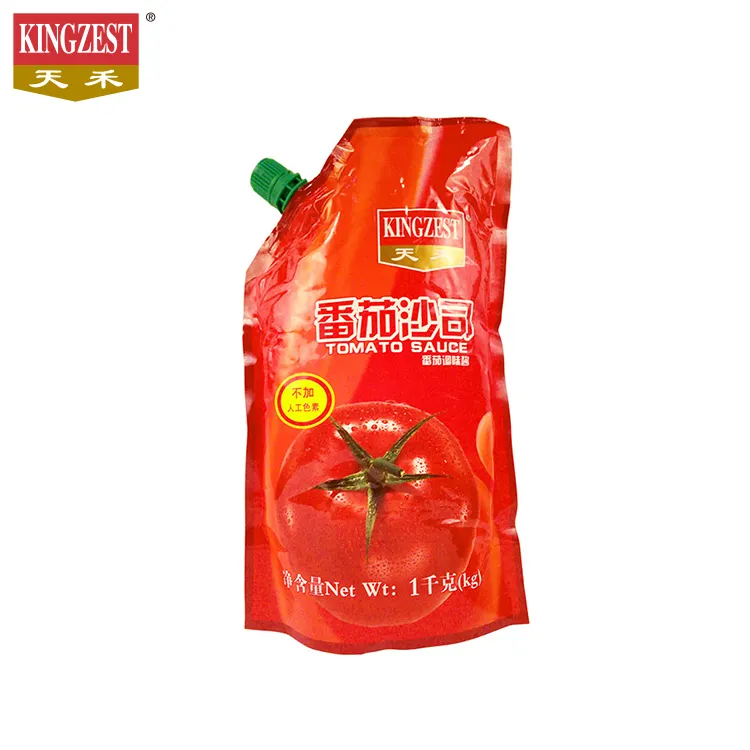 Pacotes de chup com estampa personalizada, sacos de suco, molho de tomate, 400g, preços da pasta de tomate