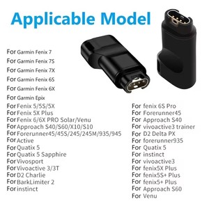 High Quality USB Charger Converter Quick Charge Lightweight <strong>Adapter</strong> for Garmin Fenix 7 7S 7X 6 6S 6X/Epix Charging <strong>Adapter</strong> - Product Image 5