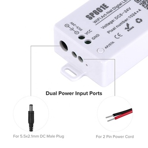 Controller Pixel a matrice Led WiFi digitale programmabile professionale Ws2812b Strip Sp801e - Product Image 2