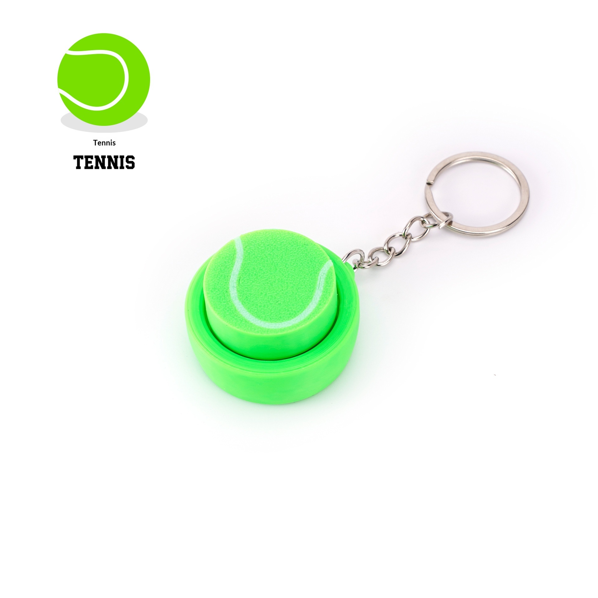 Porte-clés tennis bouton