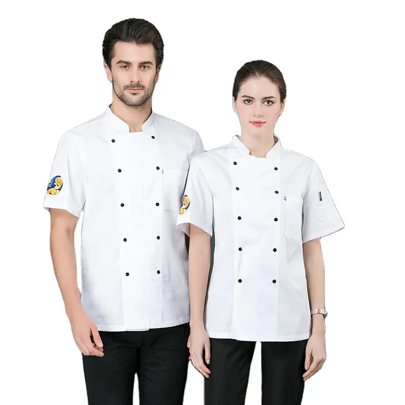 Japanese Style Chef Clothes, Cook Clothes for Chef, Kitchen Cooking Clothes for Restaurant & Bar Chef Workwear Uniform Classic