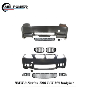 Araba aksesuarları BMW 3 serisi E90 için Facelift vücut kitleri (2009-2011) M3 tarzı araba tamponları otomobil parçaları yükseltme - Product Image 4