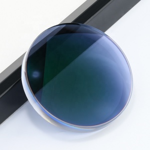 विशेष प्रक्रिया ऐस्फेरिक लेंस अर्ध-तैयार फोटोक्रोमिक राउंड टॉप ब्लू कट Hmc ऑप्टिकल लेंस - Product Image 2