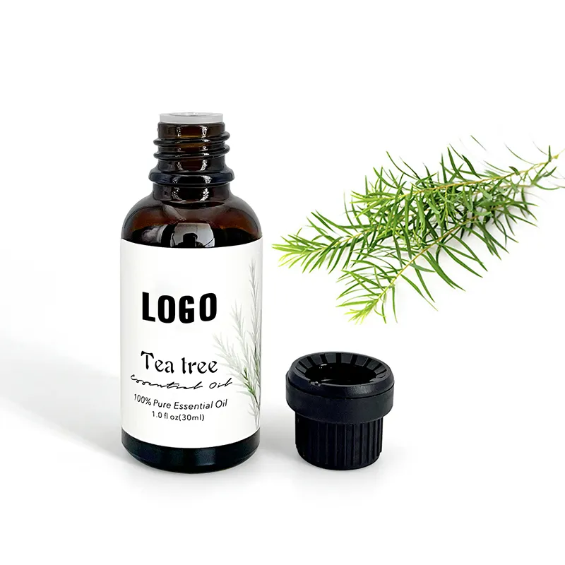 OEM Factory Customize Essential Oil Tea Tree 30ml with Box without Box Aromatherapy 100% Pure Private Label Tea Tree Oil