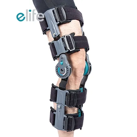 E-Life E-KN099 Medische Verstelbare Orthopedische Startonderbreker Post Op Orthese Rom Scharnierende Knie Brace Ondersteuning