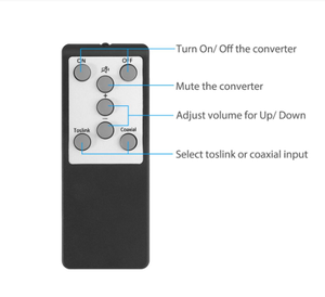Good DAC <strong>Digital</strong> to <strong>Analog</strong> Audio <strong>Converter</strong> With Remote Control Volume Control With Optical Cable Toslink Coaxial to RCA 3.5mm