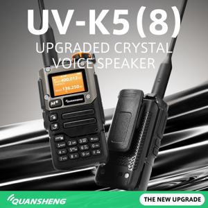 UV-K5 di aggiornamento UV-K6 Quansheng (8) interfono 5W Air Band Radio Tyep C ricarica UHF VHF Scrambler NOAA frequenza Wireless